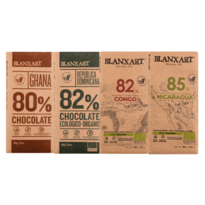 Pack Chocolates 80's % (4x80g)