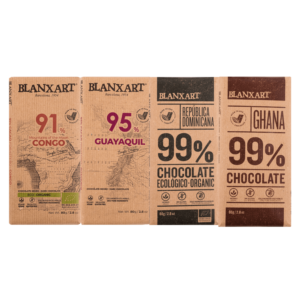Pack Chocolates 90's % (4 x80g)